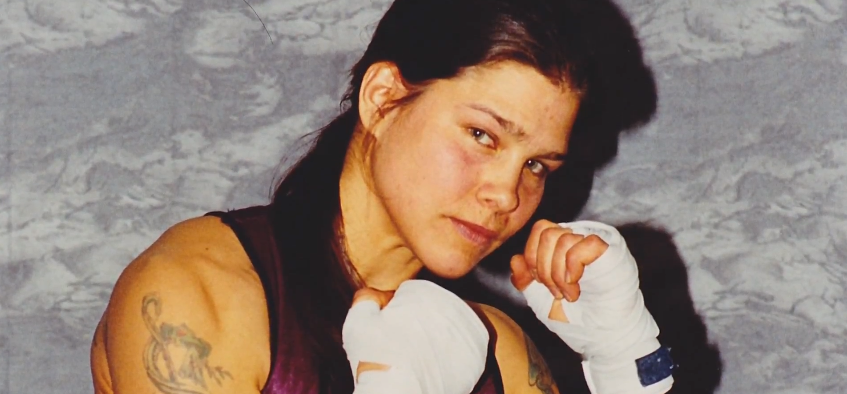 Andrea Nelson is the subject of "Portrait of a Boxer." And yes, she could kick your butt.